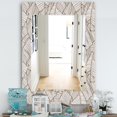 thumbnail image 2 of DESIGN ART Designart 'Leaves Of Palm Tree' Bohemian and Eclectic Mirror - Printed Wall Mirror 27.6 in. wide x 39.4 in. high, 2 of 5