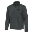 thumbnail image 2 of Men's Antigua Silver Dallas Stars Twist Quarter-Zip Pullover Jacket, 2 of 3