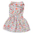 thumbnail image 4 of Dog Girl Dress, Soft Comfortable Easy To Clean Dog Dress Floral Pattern Beautiful Breathable  For Dogs For Spring XS,S,M,L, 4 of 8