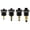 B, variant on CZSCPDAW Blind Rivet Nut Mandrel Set with 6 Thread Sizes and Brass Rivet Nuts for Repair and Installation