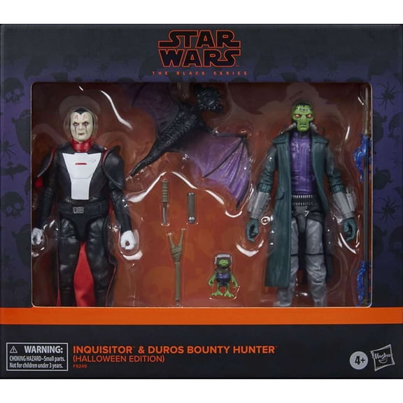 Star Wars Black Series Inquisitor & Duros Bounty Hunter Action Figure 2-Pack (Halloween Edition)