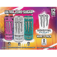 thumbnail image 5 of ( 12 Cans) Monster Energy, Ultra VP, Ultra Ruby Red, Zero Ultra, Ultra Fiesta, 16 fl oz, 12 Pack, 5 of 5