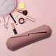 thumbnail image 3 of Porta brochas de maquillaje, organizador de artículos de tocador reutilizable de viaje, brocha cosmética portátil Marrón, 3 of 6