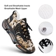 thumbnail image 4 of Leopard Print Walking Shoes for Men Woman Lightweight Tennis Fashion Elastic Sports Shoes Cushion Basketball Shoes, 4 of 7