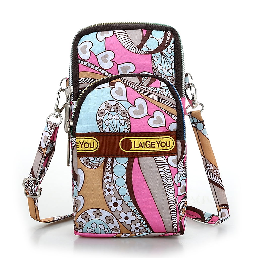 Women Crossbody Mobile Phone Shoulder Bag Pouch for Case Belt Handbag