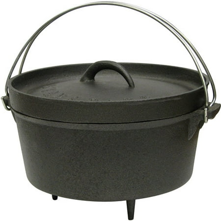 Stansport 4qt Cast Iron Dutch Oven with Legs