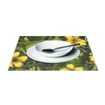 thumbnail image 3 of Ryvnso Placemats Set of 4 Elegant Tropical Floral-d1 Dining Mats Heat-Resistant Non-Slip Washable Table Mat, 3 of 8