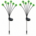 thumbnail image 6 of LOMYOLO Halloween Solar Eyeball Lights Outdoor, 2 Pack 12 LED Scary Swaying Eye Landscape Path Lights Waterproof Solar Garden Lights for Yard Lawn Walkway Patio Halloween Decorations Party Decor, 6 of 8