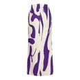 thumbnail image 5 of Womens Fashion Bodycon Skirts Ruched High Waist Fishtail Long Maxi Skirts Casual Club Going Out Y2k Outfits Purple, XL, 5 of 7