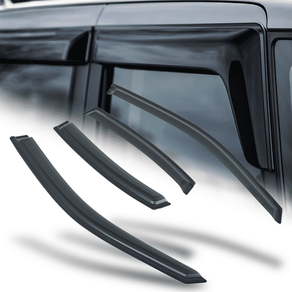 M-AUTO 4 Pieces Smoke Window Visor Shade Vent Wind Rain Deflector Guard for 2008-2010 Saturn Vue