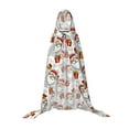 thumbnail image 7 of Honeii Christmas Santa Claus Print Poncho Cape, Cloak Coat, Snuggly Hooded Wearable Blanket, Hooded Cape For Teenagers,Halloween Costumes-, 7 of 7