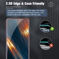 thumbnail image 4 of Pixel 8 Tempered Glass Screen Protector + Camera Lens Protector [ 3 + 3 Pack ][Fingerprint Unlock] [Anti-Scratch] [Case Friendly] Clear HD Protective Film for Google Pixel 8 5G, 4 of 6