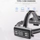 thumbnail image 4 of Faro De Trabajo Tipo-C USB recargable XHP160 LED faro 2000lm linterna de cabeza impermeable Tmvgtek Para Estrenar, 4 of 6