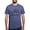 Heather Blue, variant on - 75 Years Old Square Root Men's Deluxe T Shirt - Mens Tri-blend T-Shirt
