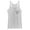 White Heather, variant on Women's Aladdin Free to Dream Badge Racerback Tank Top White Heather 2X Large