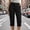 Black, variant on Capri Pants for Women High Waisted Slim Fit Rolled Hem Cropped Trousers Summer Cargo Capris Pants with Pockets 2026