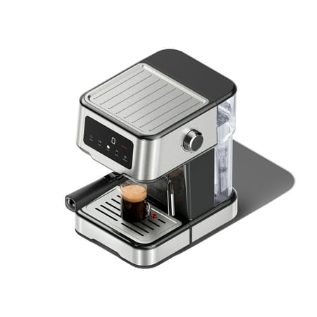 Chefman CraftBrew Espresso Machine w/ Steam Wand and Touch Controls – Stainless Steel, New