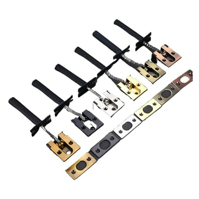 6Pcs Stainless Steel Anti-Theft Chains Home Door Latch Lock Child Safety Door Chain Window Chain Lock ,Easy to Use