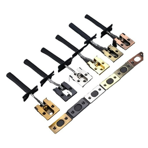 6Pcs Stainless Steel Anti-Theft Chains Home Door Latch Lock Child Safety Door Chain Window Chain Lock ,Easy to Use