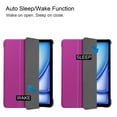 thumbnail image 4 of ELEHOLD Folding Case for iPad Air 11 inch 2024 PU Leather Case Stylish Pattern Kickstand Magnetic Auto Wake/Sleep Folio Slim Shockproof Case for iPad Air 4th/5th Generation,Purple, 4 of 8