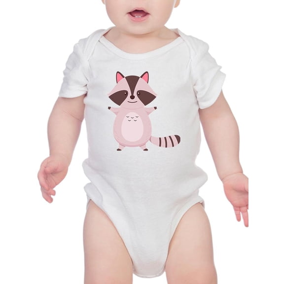 A Raccoon With Open Arms Bodysuit Infant -Image by Shutterstock, 12 Months