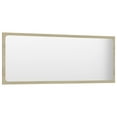 thumbnail image 3 of vidaXL Mirror Wall Mounted Rectangular Bathroom Furniture Engineered Wood, 3 of 6