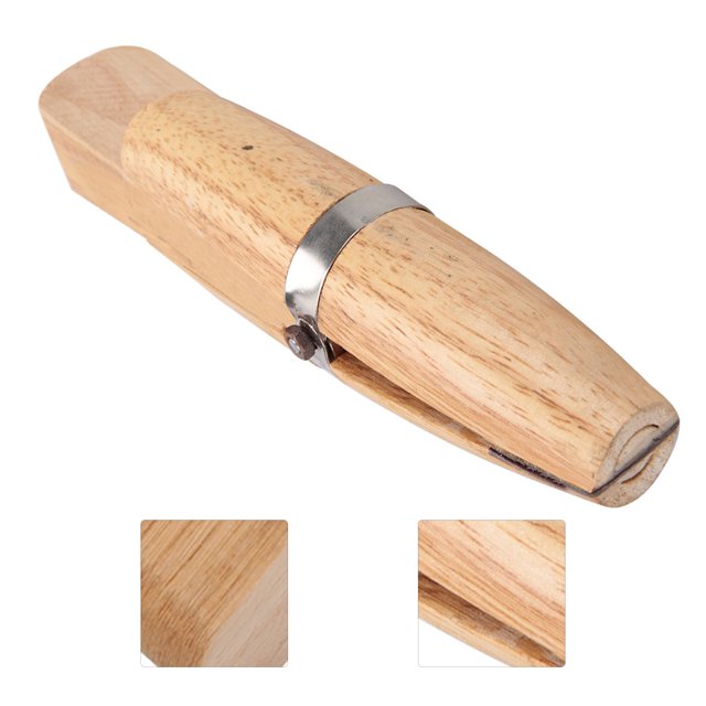 Wood Clamp Jewelry Making Benchwork Hand Tool with Round and Flat Jaws for Holding and Locking Small Delicate Parts