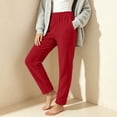 thumbnail image 5 of Kezqiaxn Sweat Pants for Womens Fashion Elastic Waist Warm Casual Trousers Womens Sweatpants Fall Winter Clothes, 5 of 7