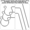 thumbnail image 3 of Miangastore 50pcs String Lamp Hanging Hooks Metal Hangers Hooks Outdoor Lights Gutter Hooks, 3 of 9