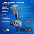 thumbnail image 2 of Llave Impacto Dc 1/2' Inalámbrica + Inflador Aire 150 Psi, 2 of 12