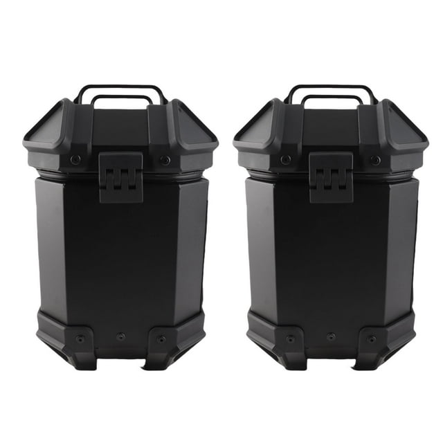 Side Luggage Carrier Case, Shockproof Water Resistant 18L Motorcycle Side Case for Helmet Luggage