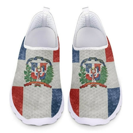 

Nursing Shoes for Women Afro American Pan African UNIA Flag Loafers Woman Slip On Flats Mesh Sneakers Summer Ladies Casual Shoes