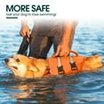 thumbnail image 5 of Kuoser Dog Life Jacket, High Flotation Dog Life Vest for Swimming Boating, Orange, XS, 5 of 7