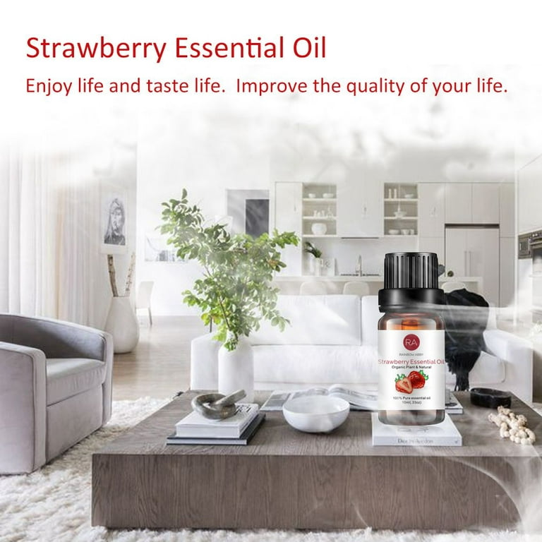 Strawberry Essential Oil Isolated On White Stock Photo 1964884090
