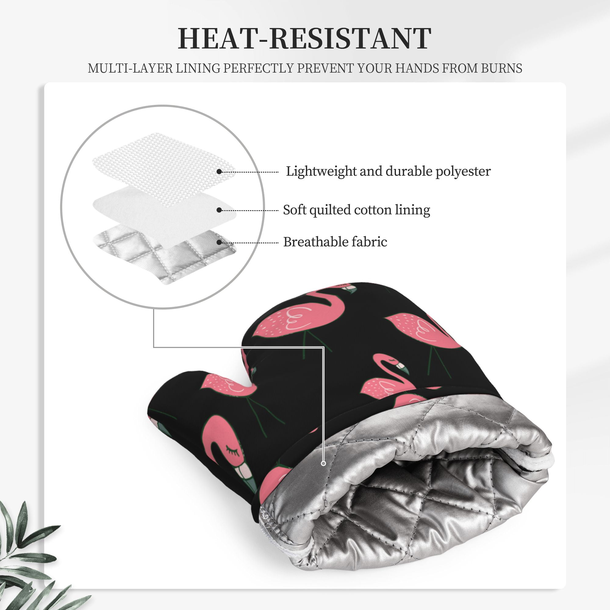 Silicone cute oven mitts heatproof kitchen silicone glove – Bakerswish