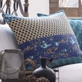thumbnail image 2 of Lush Decor C12765P13-000 Royal Empire Quilt Striped Pattern Reversible 3 Piece Bedding Set, Full/Queen, Peacock, 2 of 4