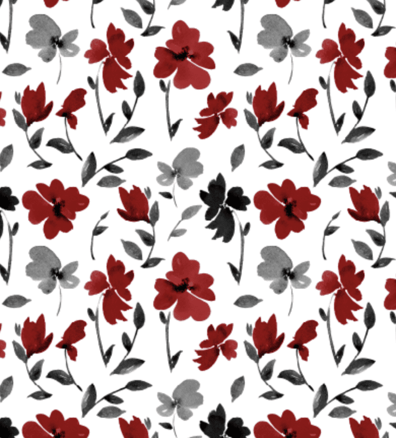 Floral Shower Curtain + Medium Weight Liner