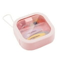 thumbnail image 1 of Wosthever Mini caja de almacenamiento para pinzas para el cabello con contenedores ABS resistentes y duraderos para sujetar lazos para el cabello Almacenamiento y organización del hogar Rosa, 1 of 6