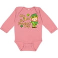 thumbnail image 3 of Inktastic My First St. Patricks Day Leprechaun and Shamrocks Boys or Girls Long Sleeve Baby Bodysuit, 3 of 5