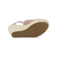thumbnail image 5 of BLISSFUL STEP Espadrilles Platform Heels Wedge Sandals Dust Pink 8, 5 of 7