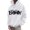 White, variant on LUOGENLI Hoodies for Men Graphic Design Men's Halloween Graphic Hoodie Pullover Sweatshirt Casual Warm Lined Hooded Jacket for Fall Winter Comfort Hoodies for Men Zip up Navy Blue Blue Size XXL