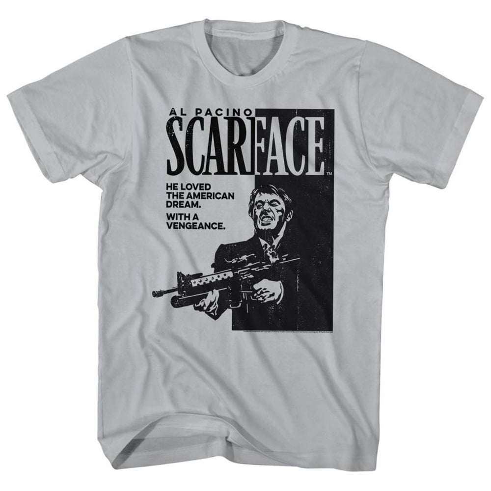 American Classics - Scarface Scarface Licensed Adult T Shirt - Walmart ...