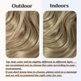 thumbnail image 2 of Invisible Wire Hair Extensions with 3 Clips Long Synthetic Wavy Curly Hairpiece Adjustable Transparent Headband for Women 18 Inch Ash Medium Brown/Ash Blonde Highlights, 2 of 7