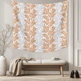 thumbnail image 5 of Orange Gray Botanical Large Tapestry for Bedroom Wall Hanging Tapestry,Pastoral Spring Summer Leaf Aesthetics Ceiling Backdrop Tapestries Poster Blanket Wall Decor for Living Room 100" x 59", 5 of 8