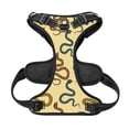 thumbnail image 4 of Kdxio Various Snake Print No Pull Dog Harness Adjustable Reflective Oxford Easy Control Medium Large Dog Harness for Training and Everyday-X-Large, 4 of 8
