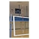 Tandem Sport Antennes Officielles de Filet de Volleyball Rouge et Blanc, 1 Paire, Convient aux Filets de 36" et 1 Mètre – image 1 sur 3