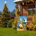 thumbnail image 4 of Meggemo Religious Christmas Garden Flag New Year Party Yard Decoration Double Sided Xmas Banner Winter Holiday Decor for Outdoor Lawn Porch, 4 of 6