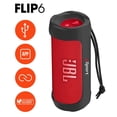 thumbnail image 2 of Altavoz portátil JBL FLIP 6 impermeable con funda GSport roja, 2 of 8