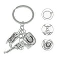 thumbnail image 4 of Keychain Western Cowboy Hat Boot Horseshoe Key Ring Charm Wild West Backpack Pendant Horseshoe Keychain Decor for Horse Lover, 4 of 8