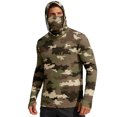 thumbnail image 2 of XINPING Men's UPF 50+ Sun Protective Hiking Shirt, Summer Breathable Long Sleeve UV Protection Pullover for Work, Travel and Outdoor, 2 of 5